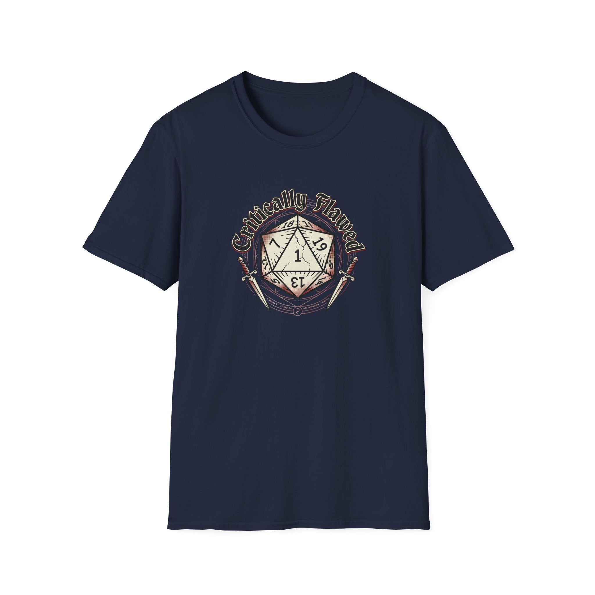Critically Flawed D20 T-Shirt