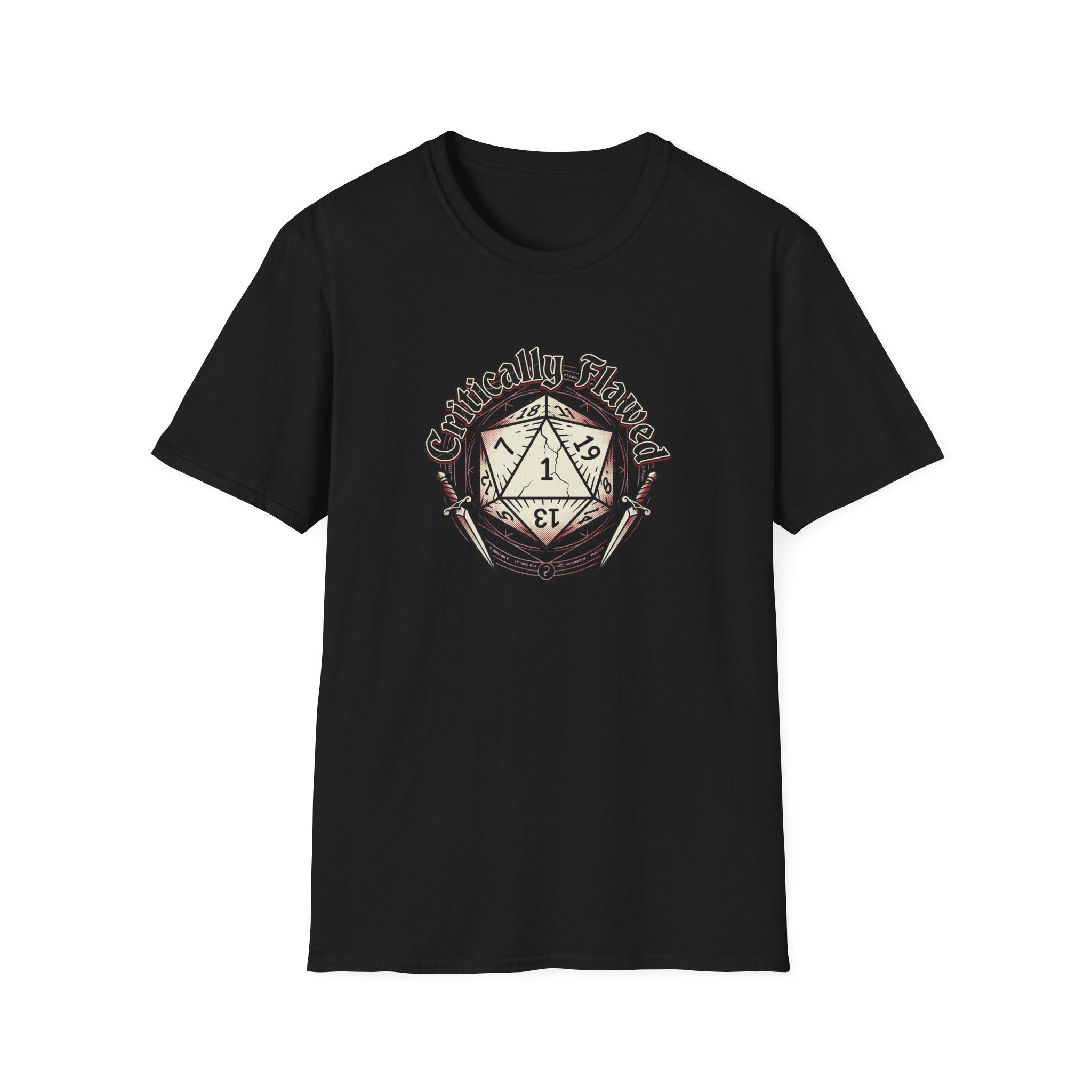 Critically Flawed D20 T-Shirt