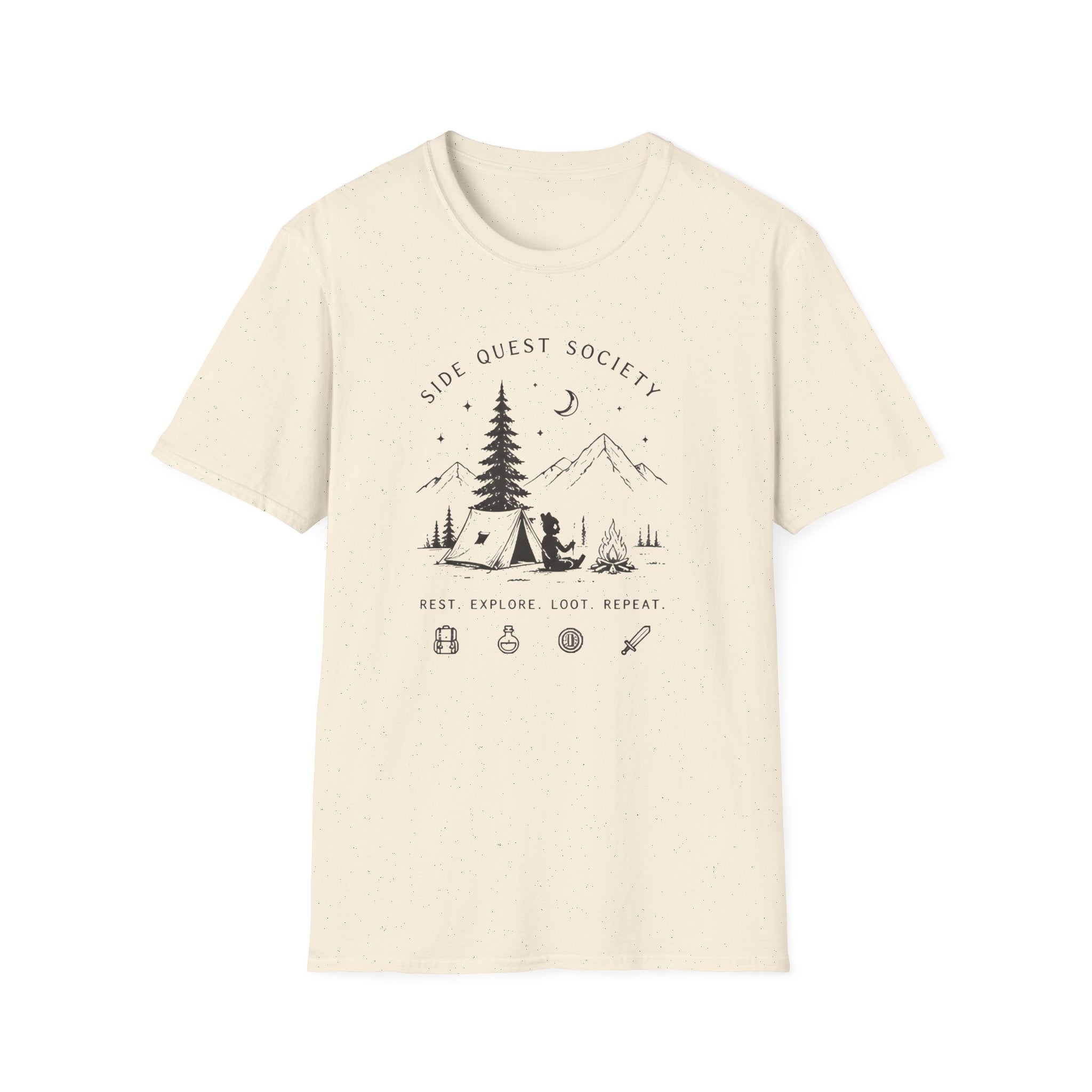 Side Quest Society Camping T-shirt