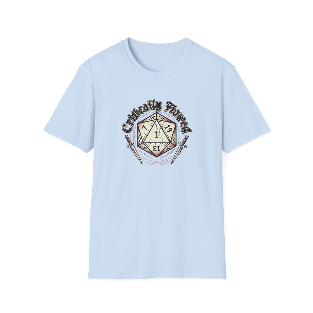 Critically Flawed D20 T-Shirt