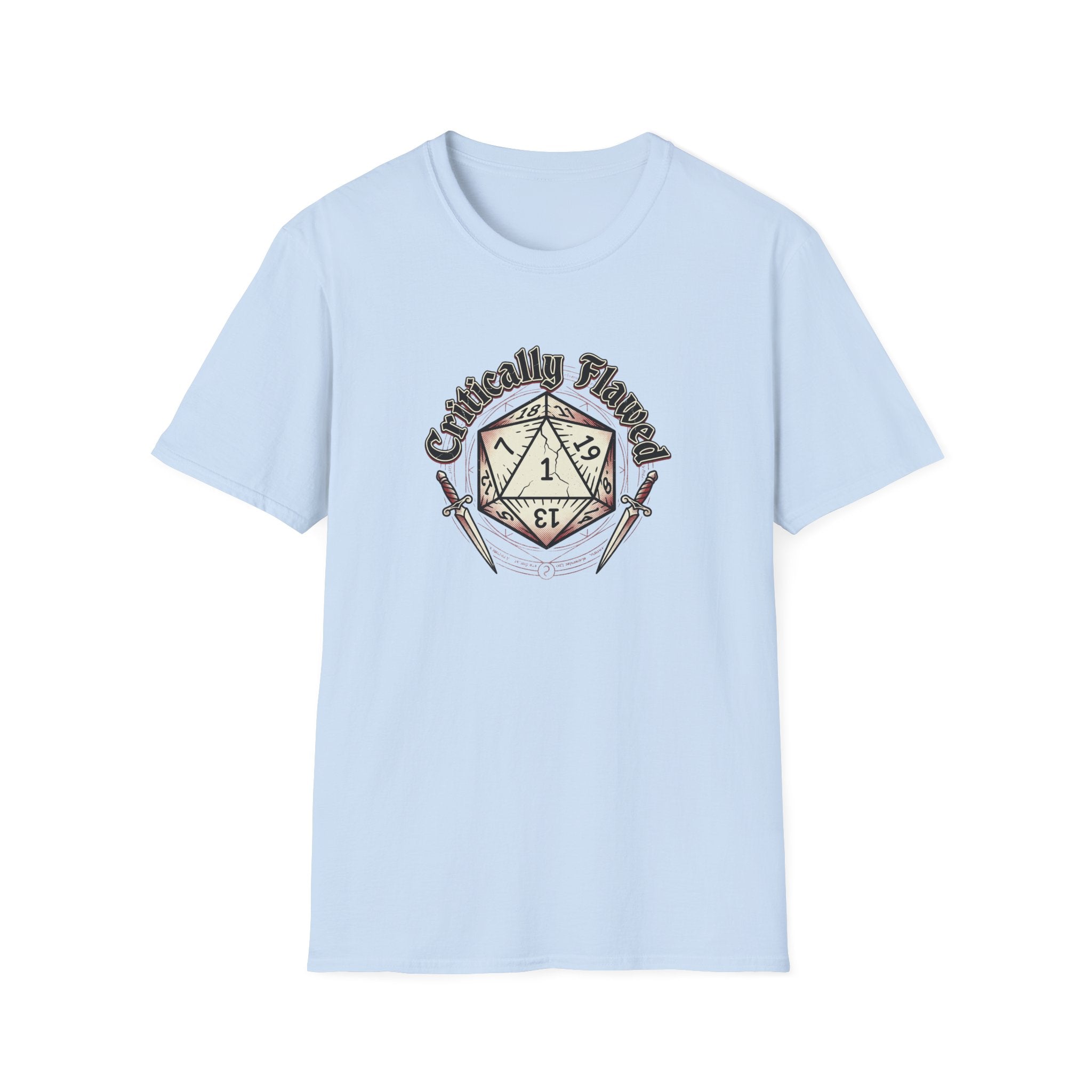 Critically Flawed D20 T-Shirt
