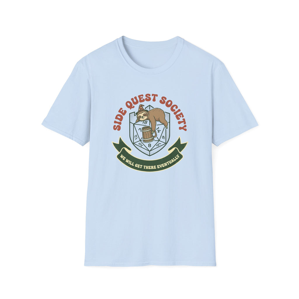 Side Quest Sloth Society T-shirt