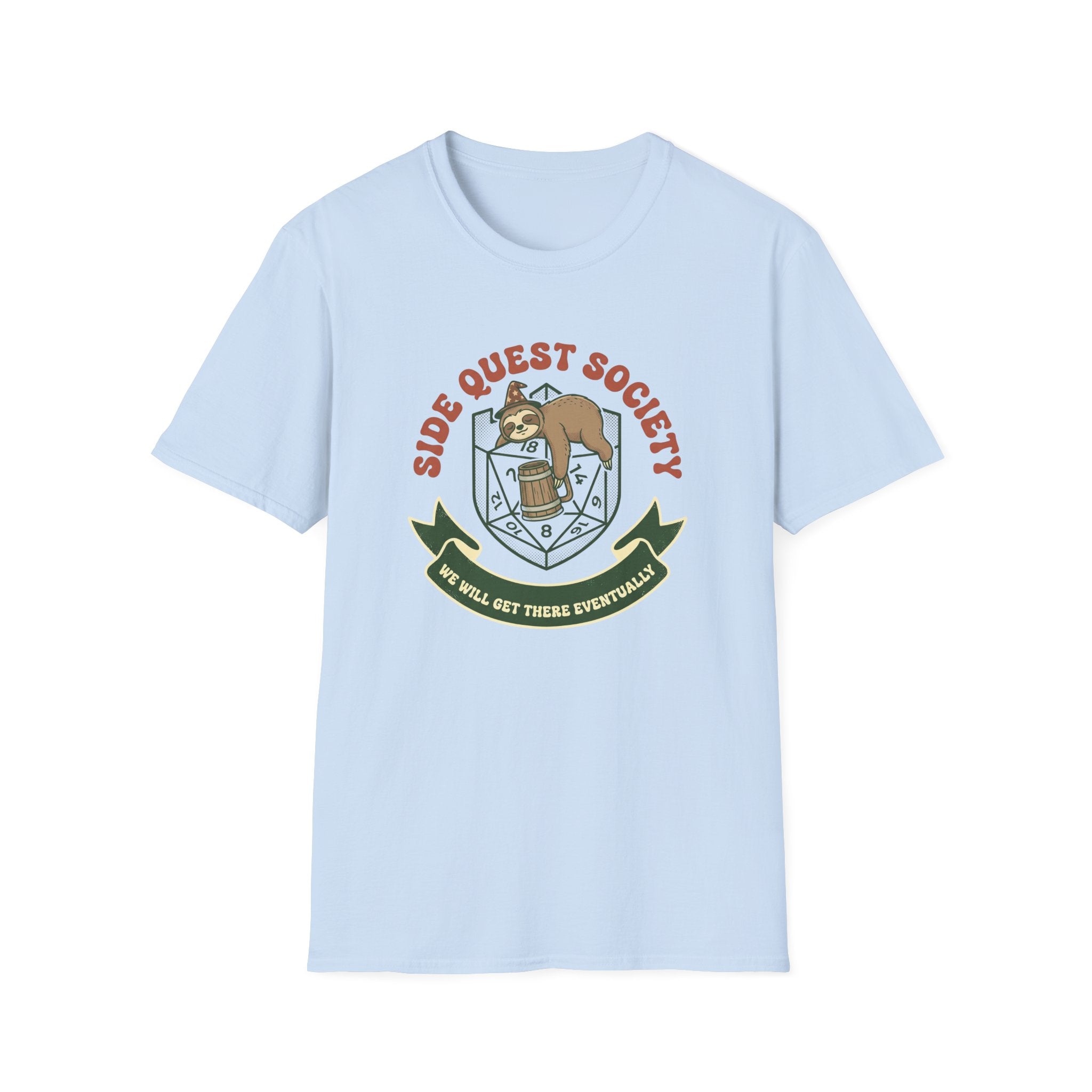 Side Quest Sloth Society T-shirt