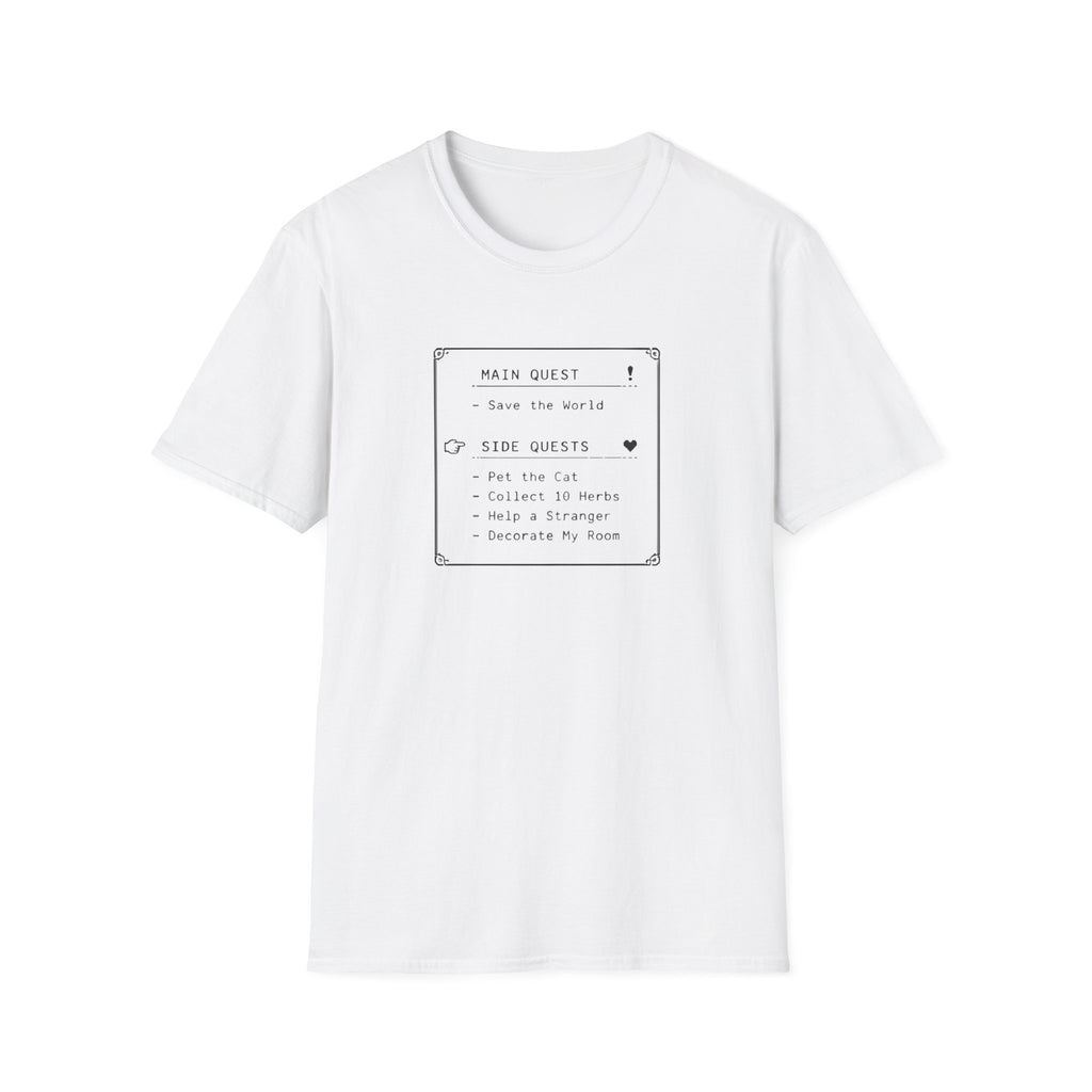 Side Quest Main Menu T-shirt