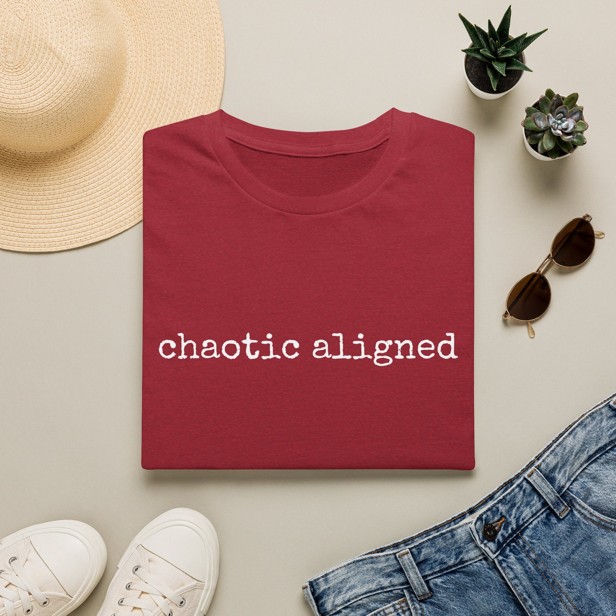 Chaotic Aligned T-Shirt