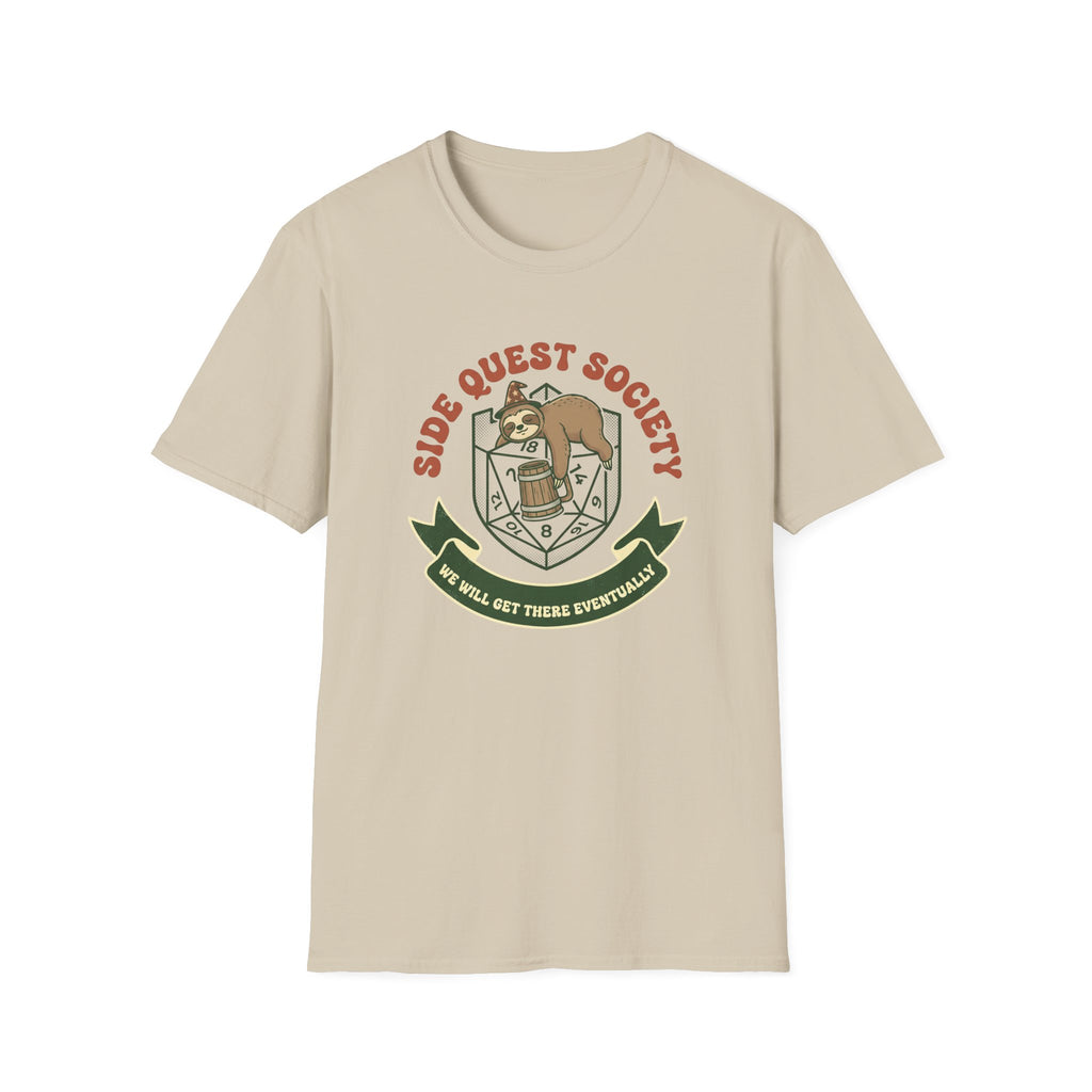 Side Quest Sloth Society T-shirt