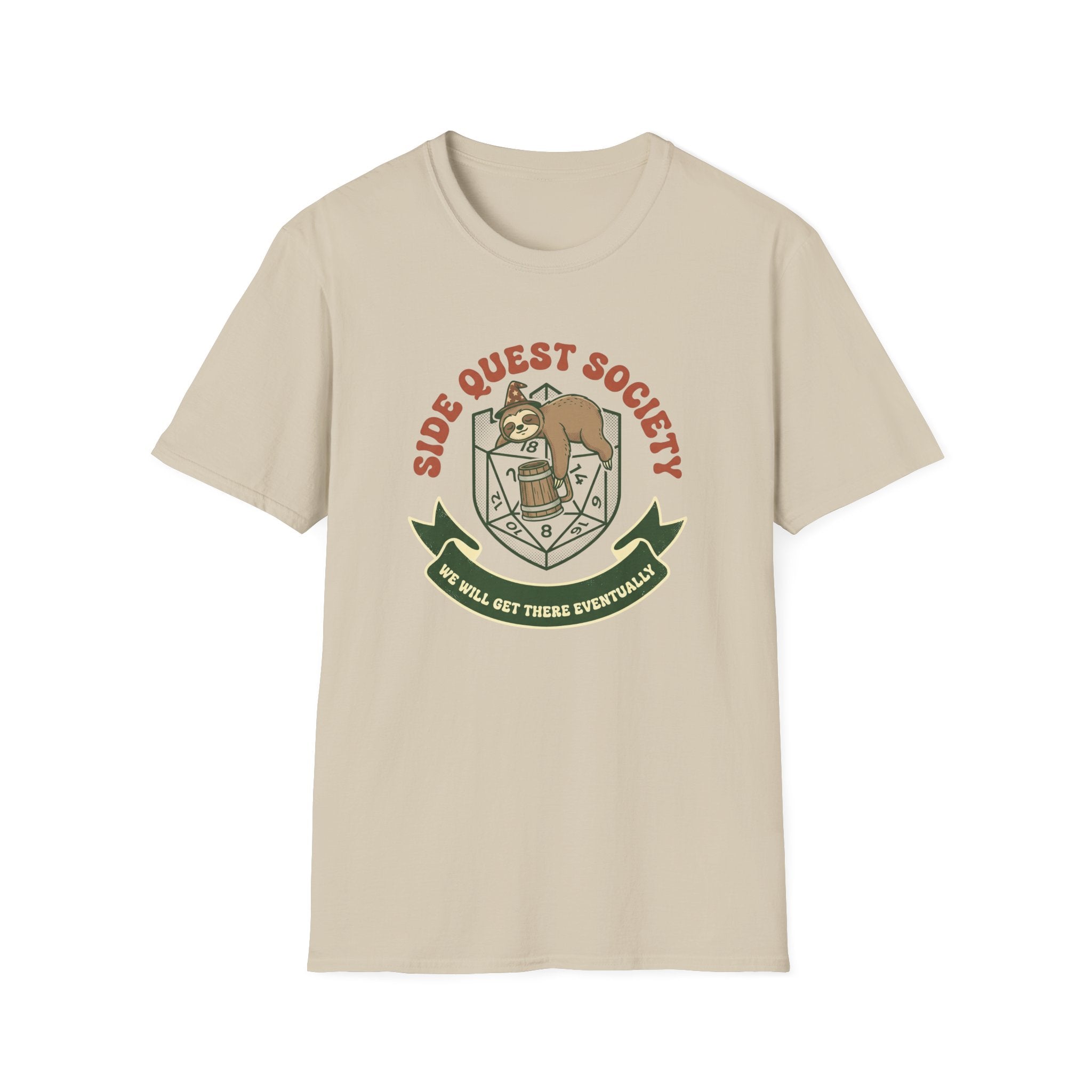 Side Quest Sloth Society T-shirt