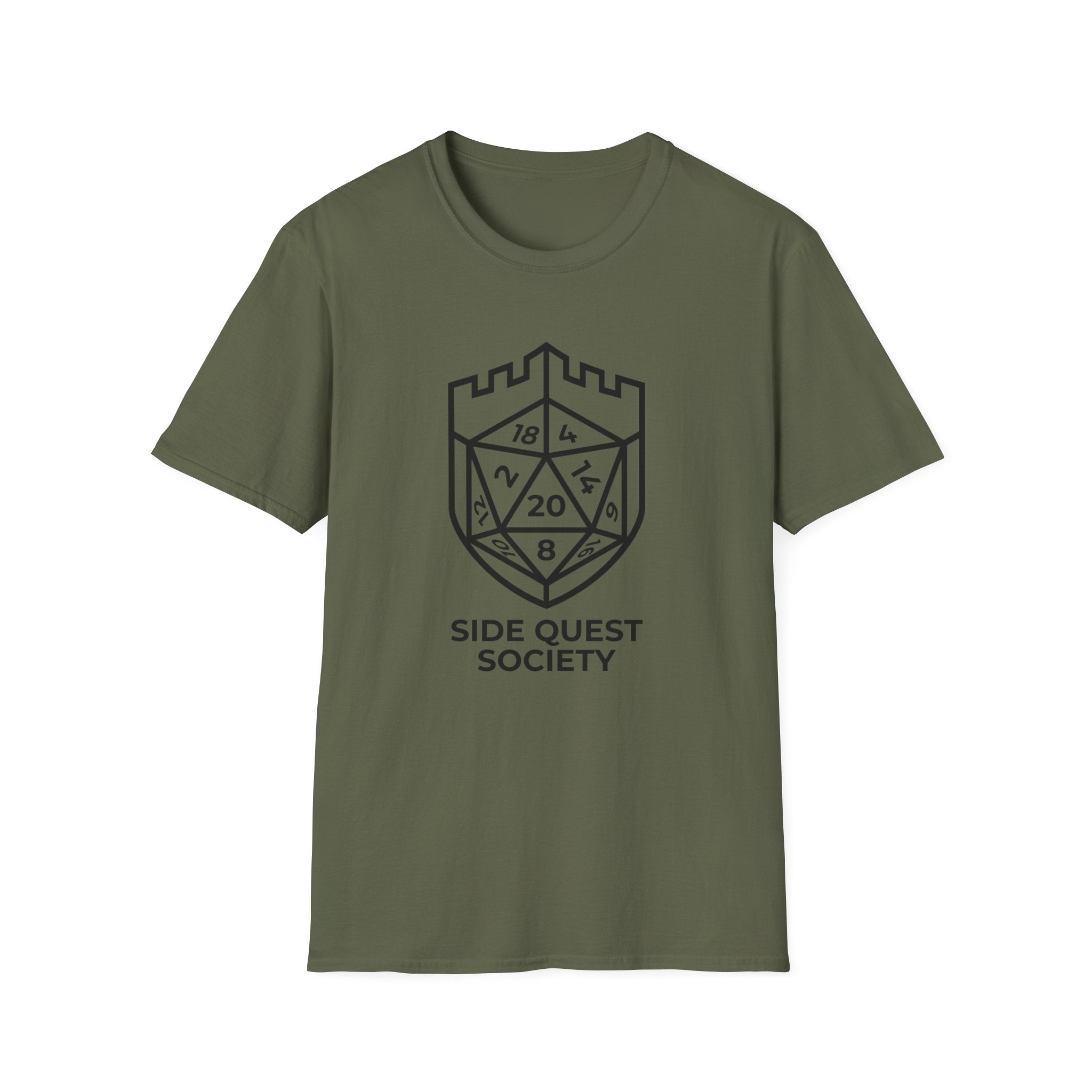Side Quest Society D20 Crest T-Shirt