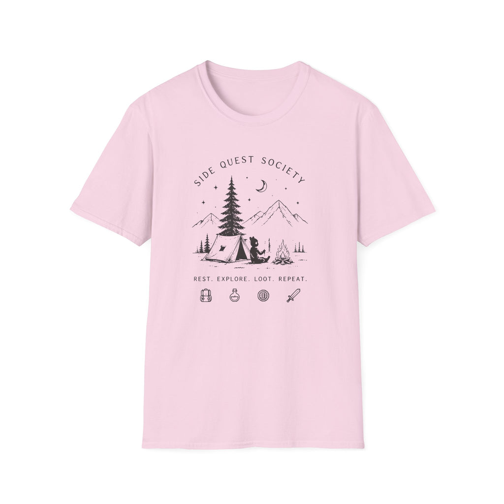 Side Quest Society Camping T-shirt
