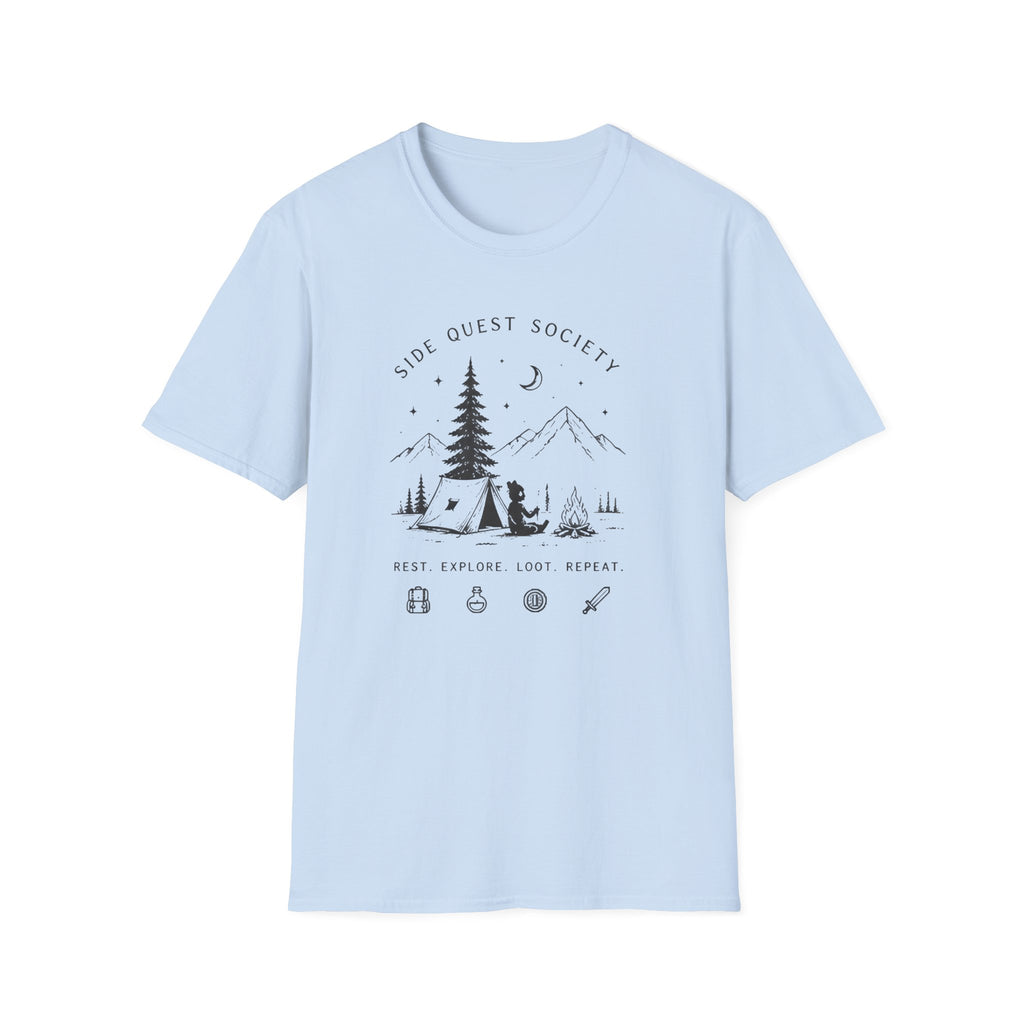 Side Quest Society Camping T-shirt
