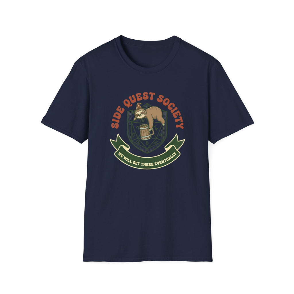 Side Quest Sloth Society T-shirt