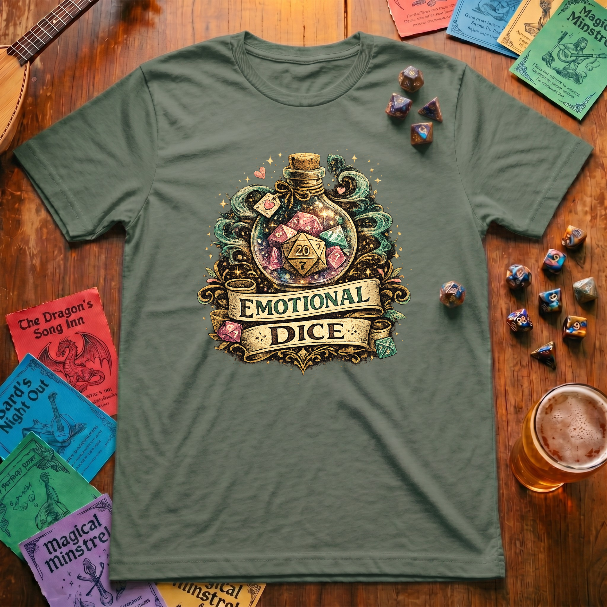Emotional Dice T-shirt