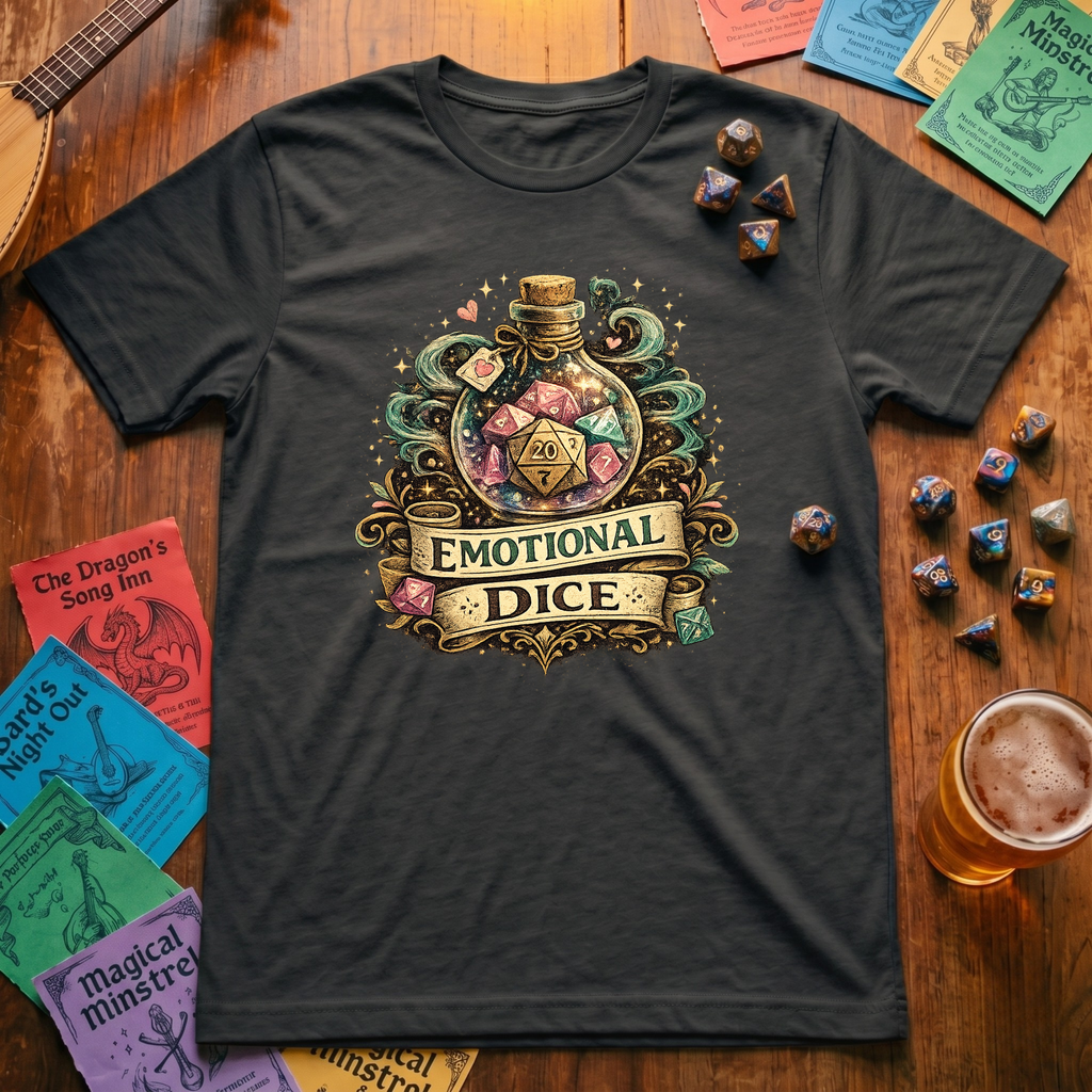 Emotional Dice T-shirt