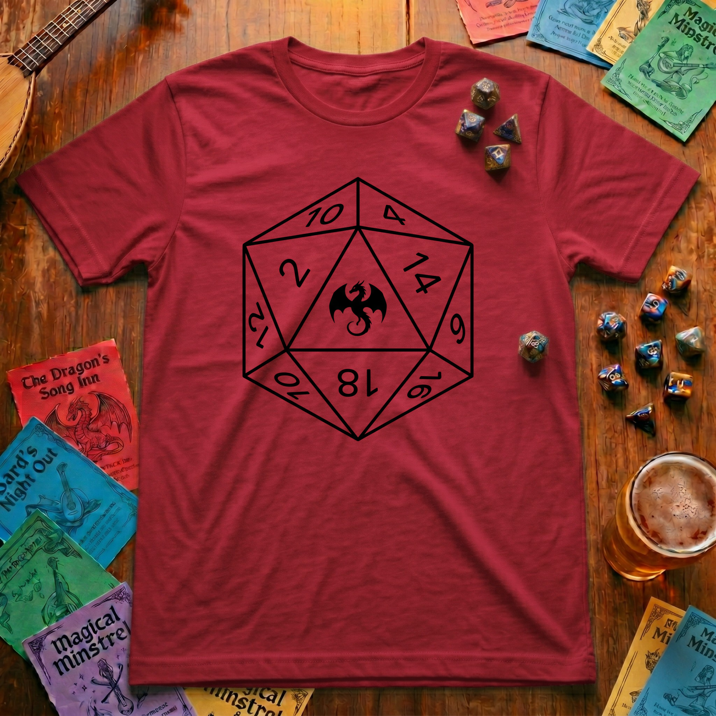 D20 Dragon T-Shirt