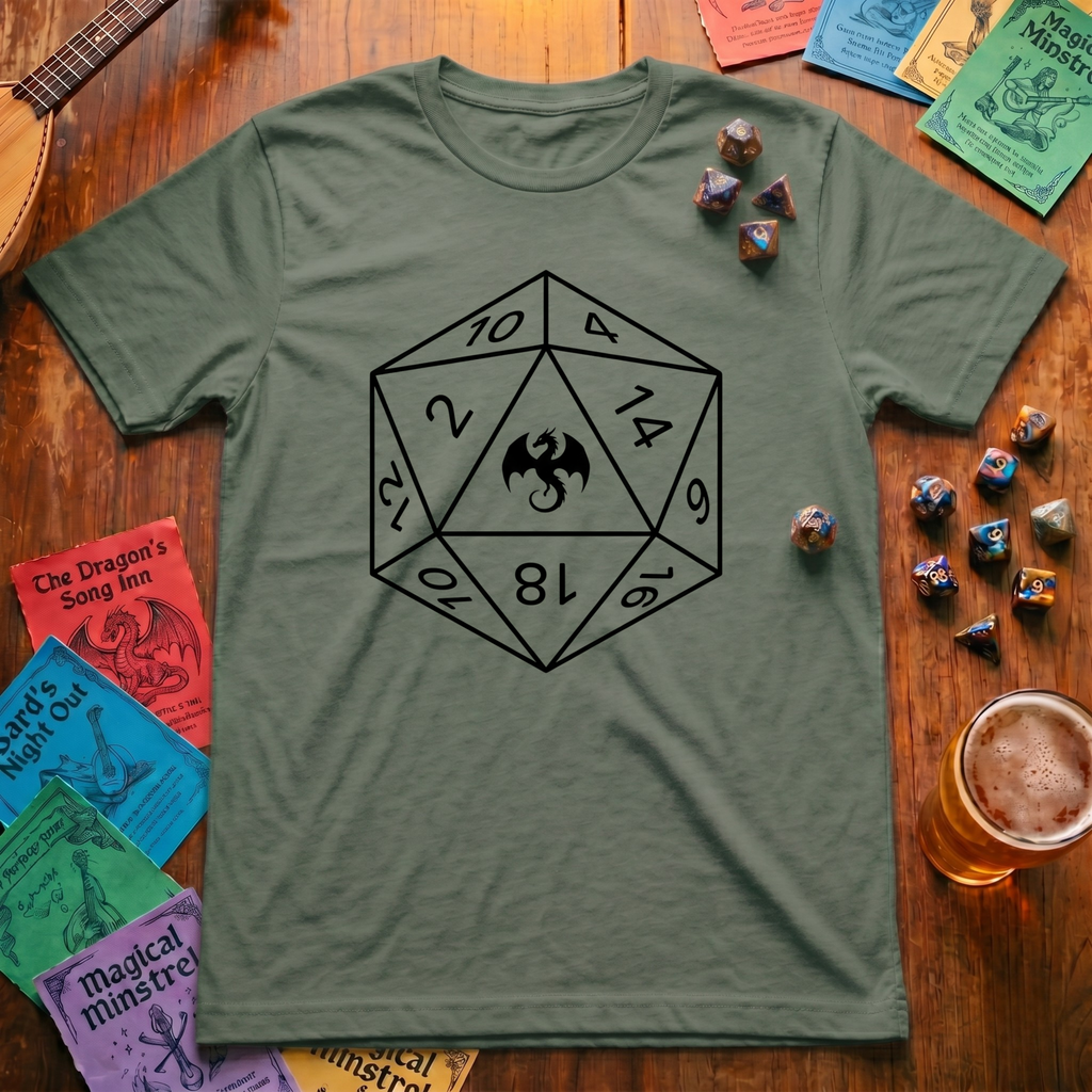 D20 Dragon T-Shirt