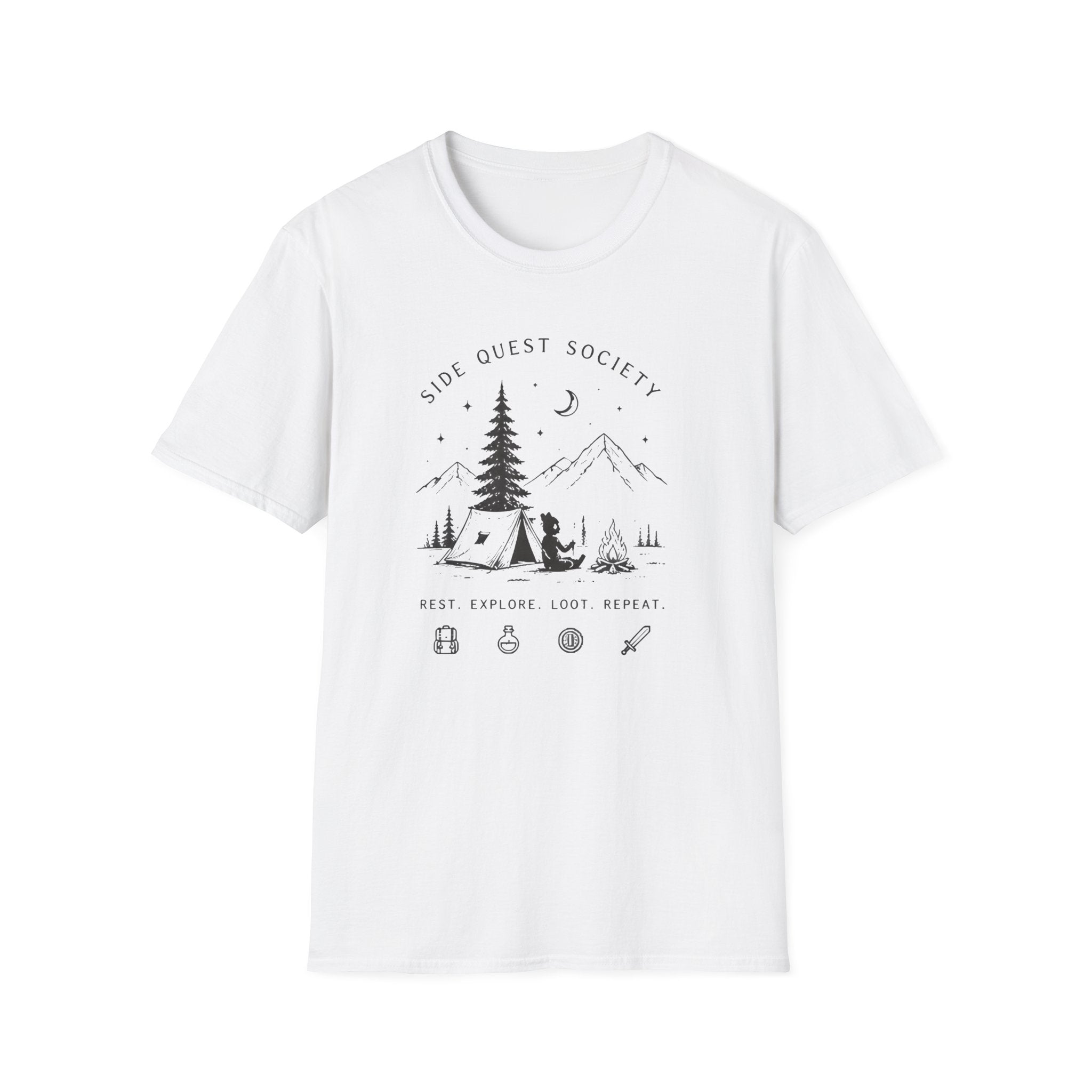 Side Quest Society Camping T-shirt