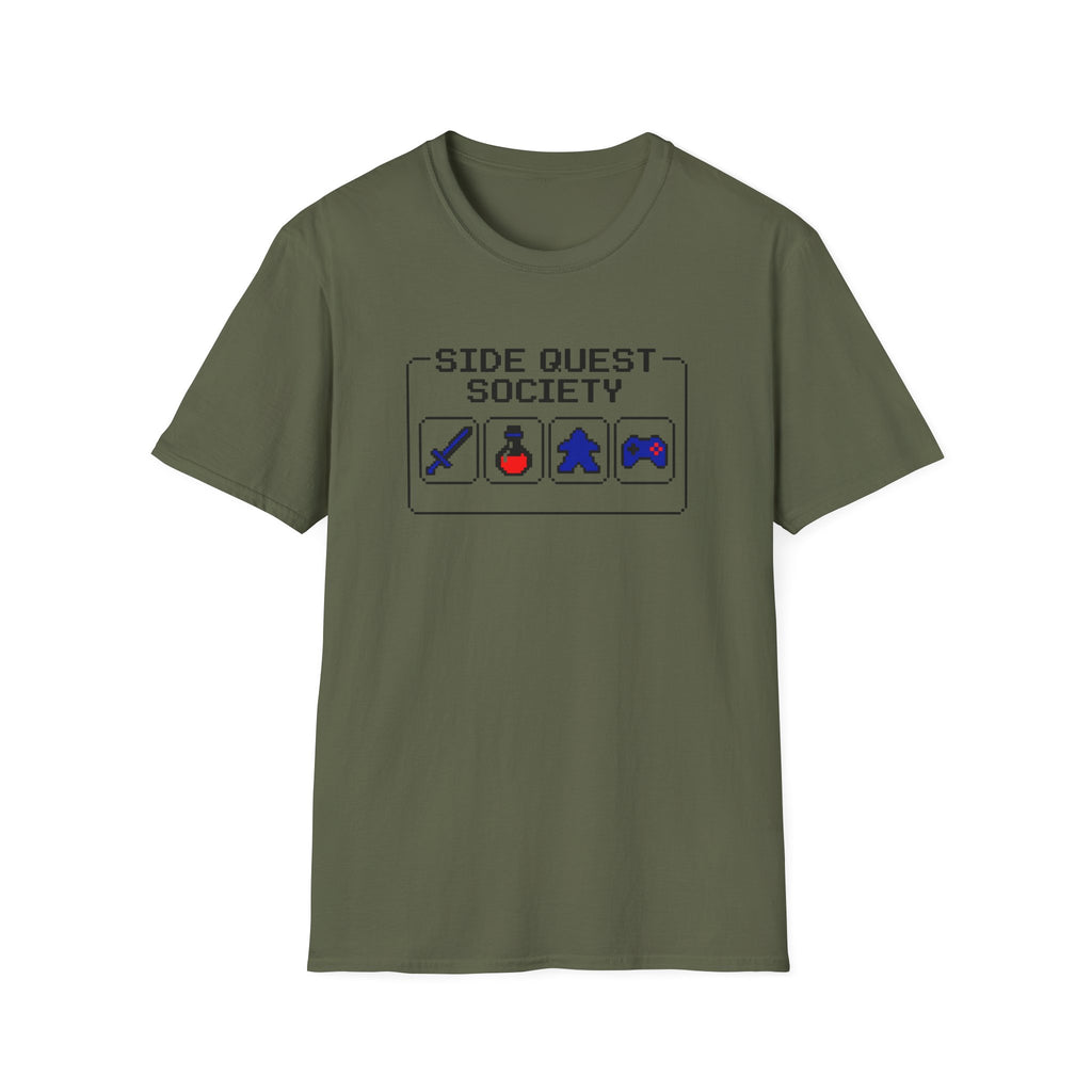 8-Bit Side Quest Society T-Shirt