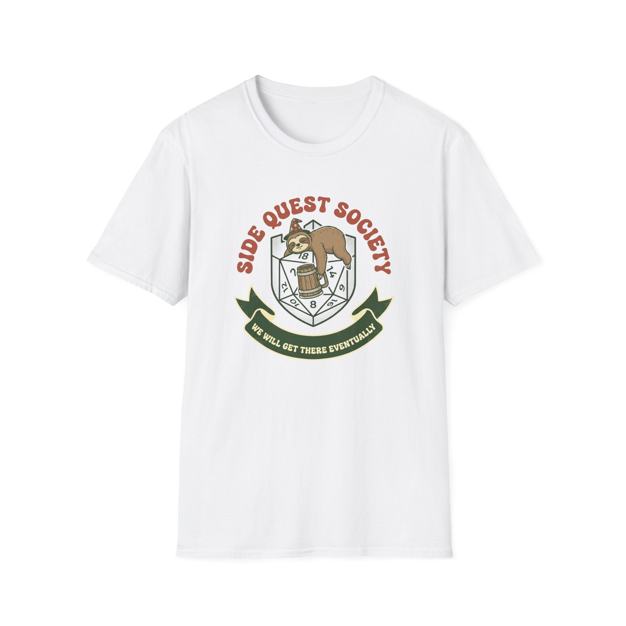 Side Quest Sloth Society T-shirt