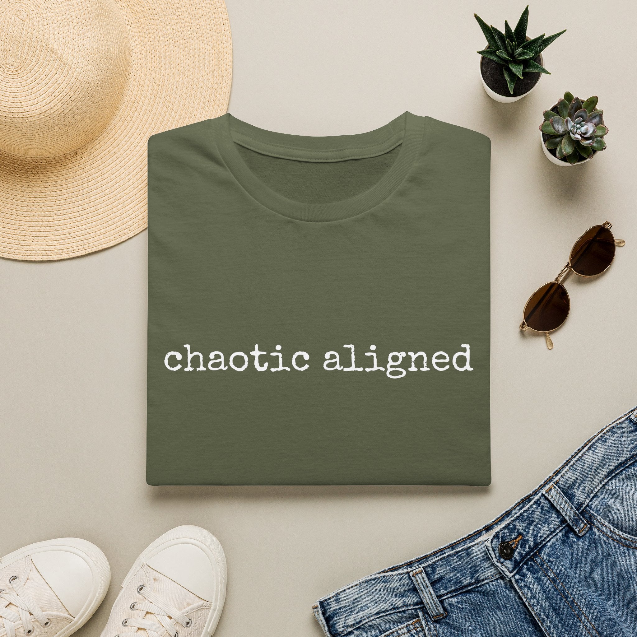 Chaotic Aligned T-Shirt