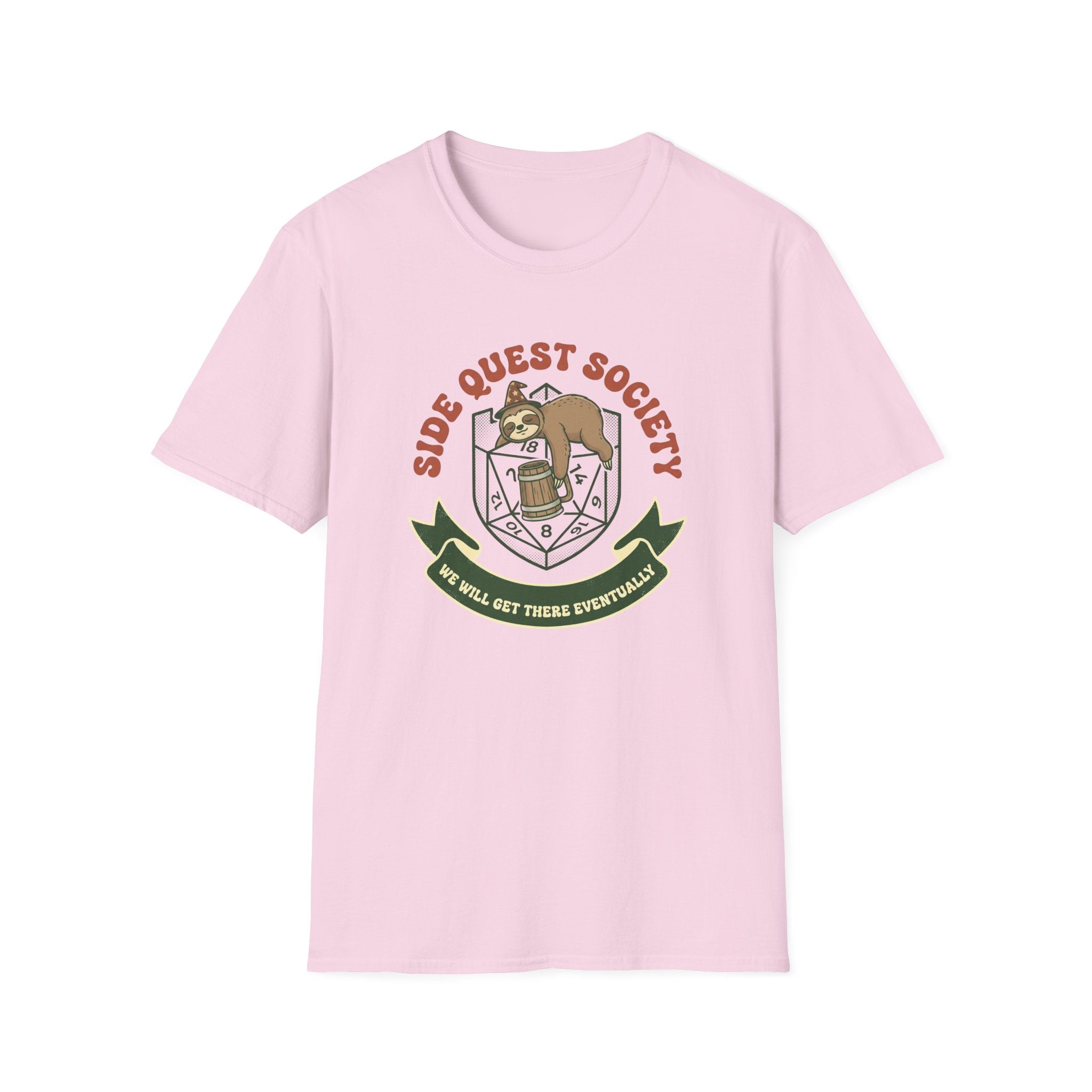Side Quest Sloth Society T-shirt
