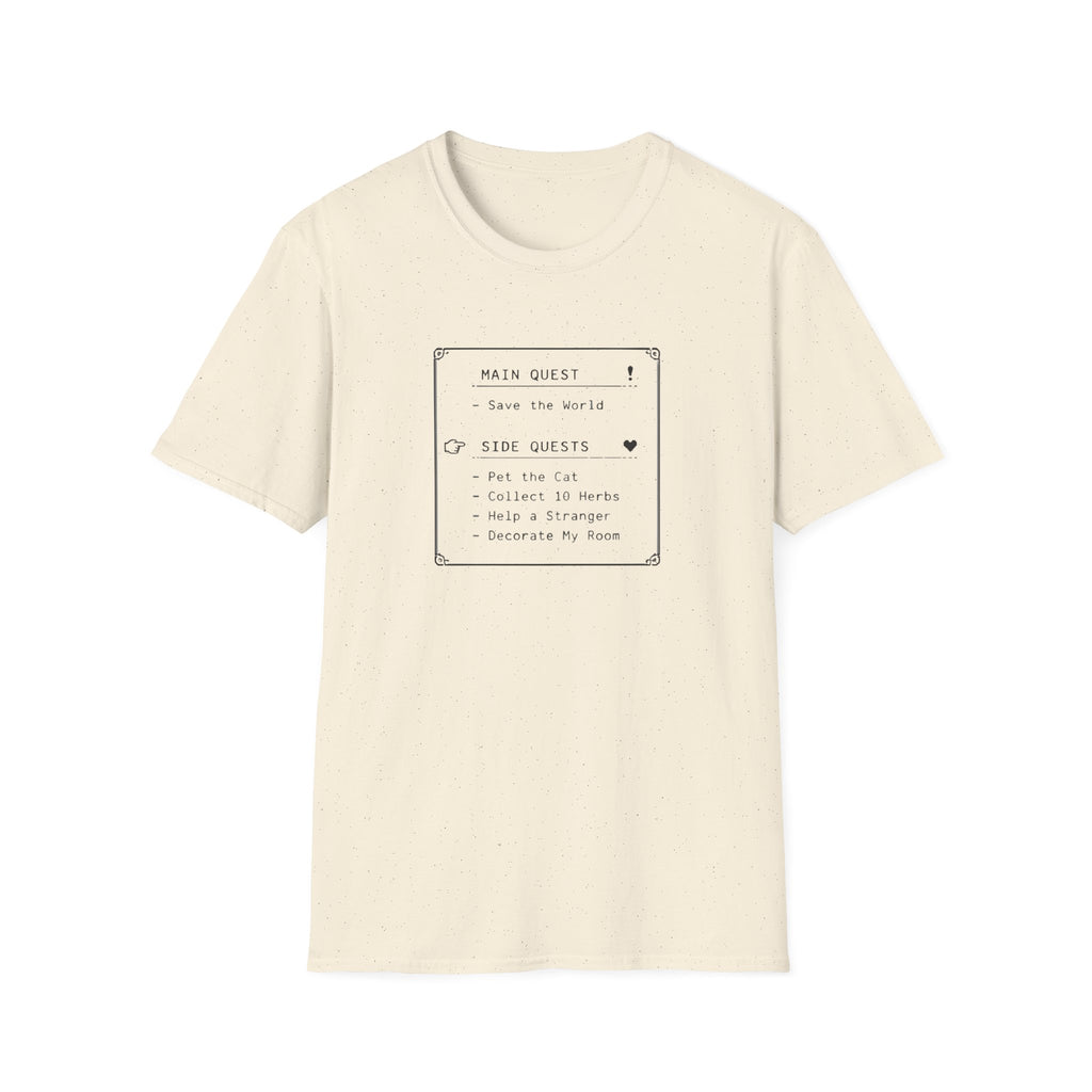 Side Quest Main Menu T-shirt