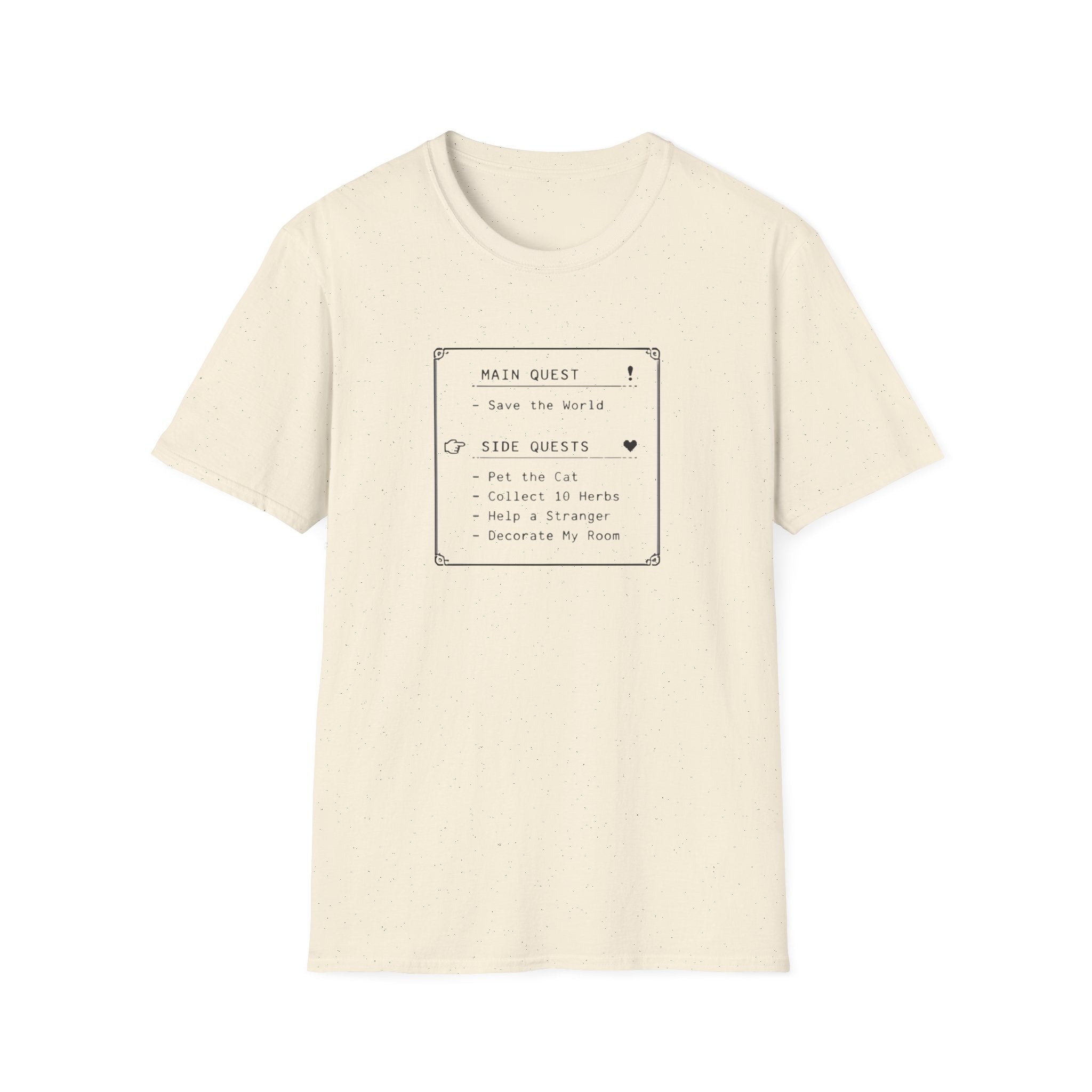 Side Quest Main Menu T-shirt
