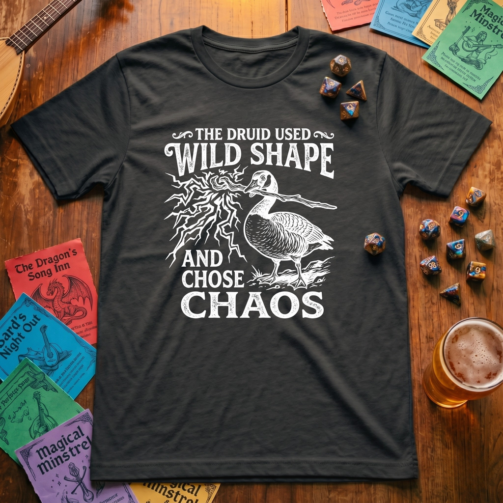 Druid Wild Shape Goose T-Shirt