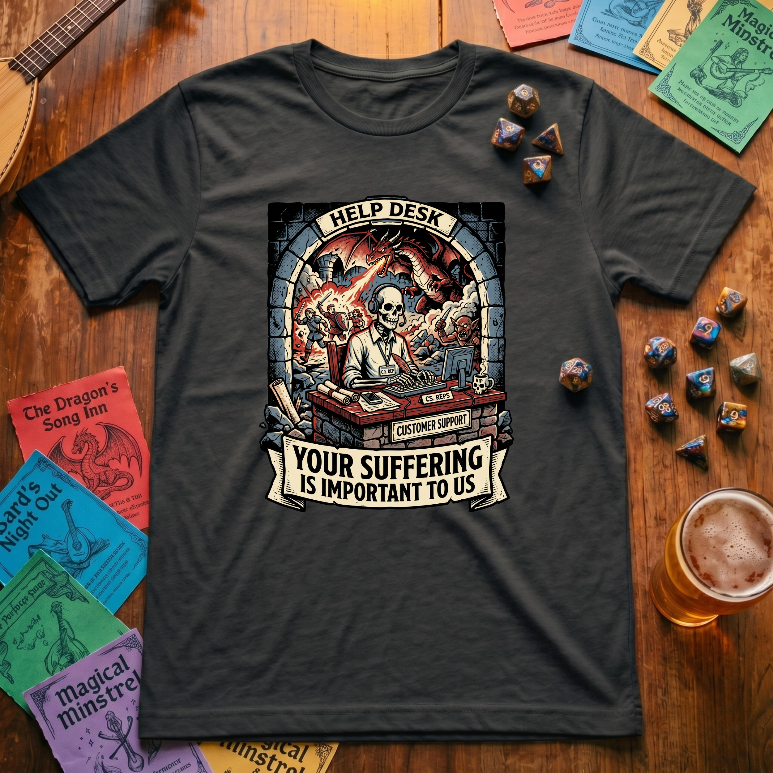 Dungeon Help Desk T-shirt
