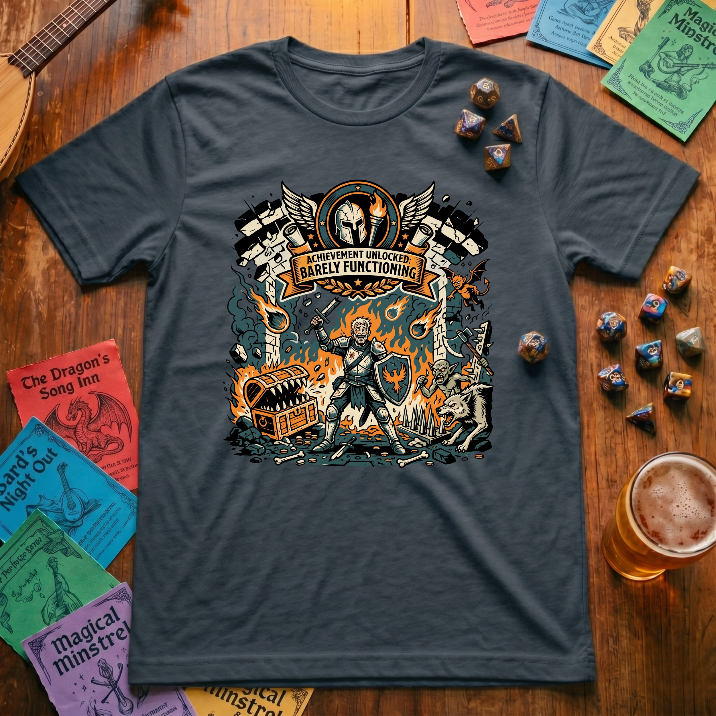 Achievement Unlocked: Barely Functioning T-shirt