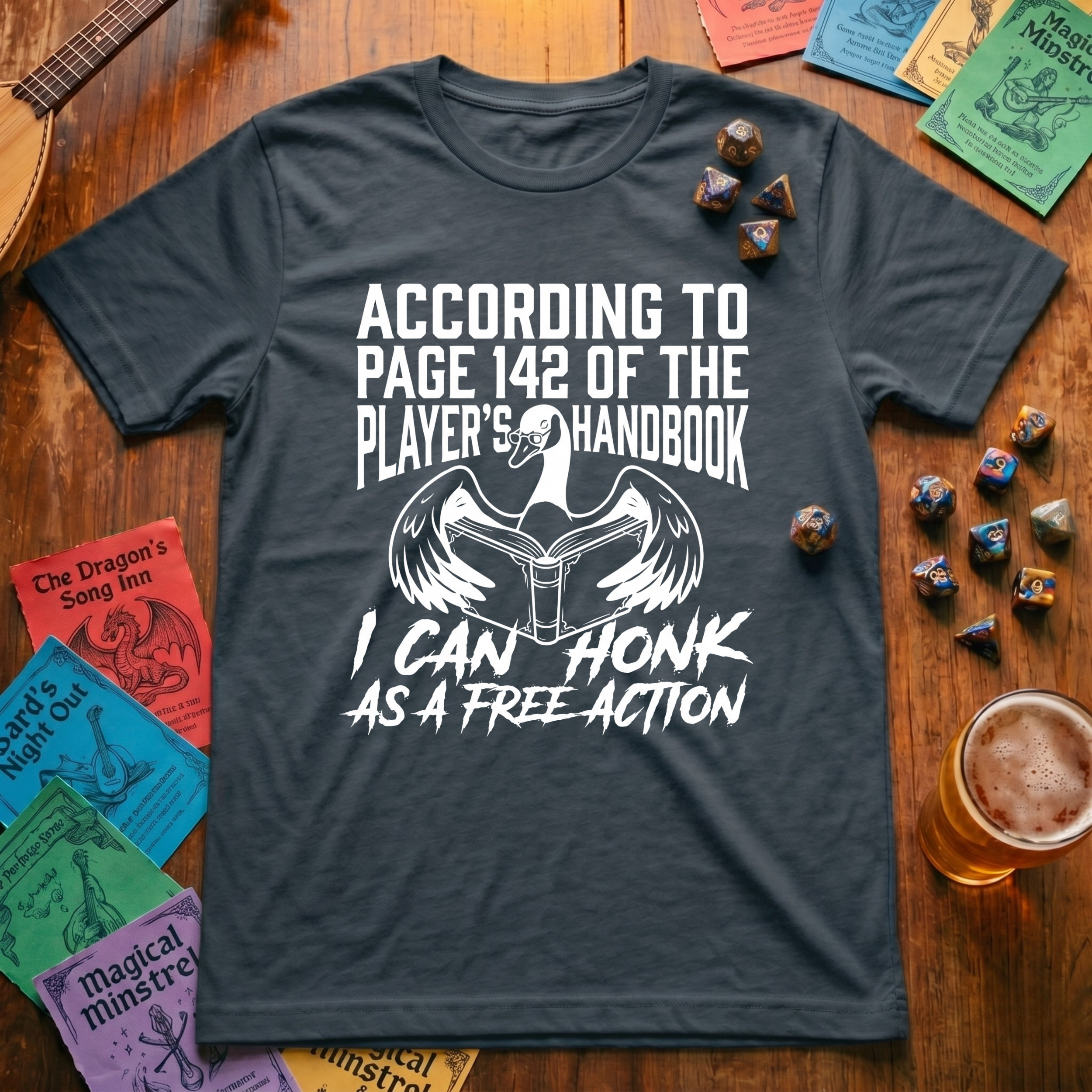 I Can Honk as a Free Action T-shirt