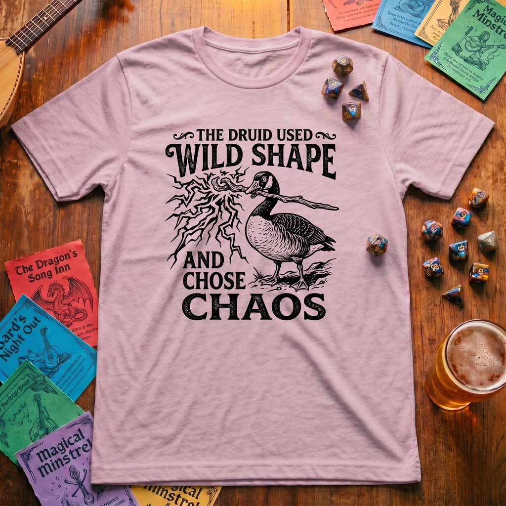 Druid Wild Shape Goose T-Shirt