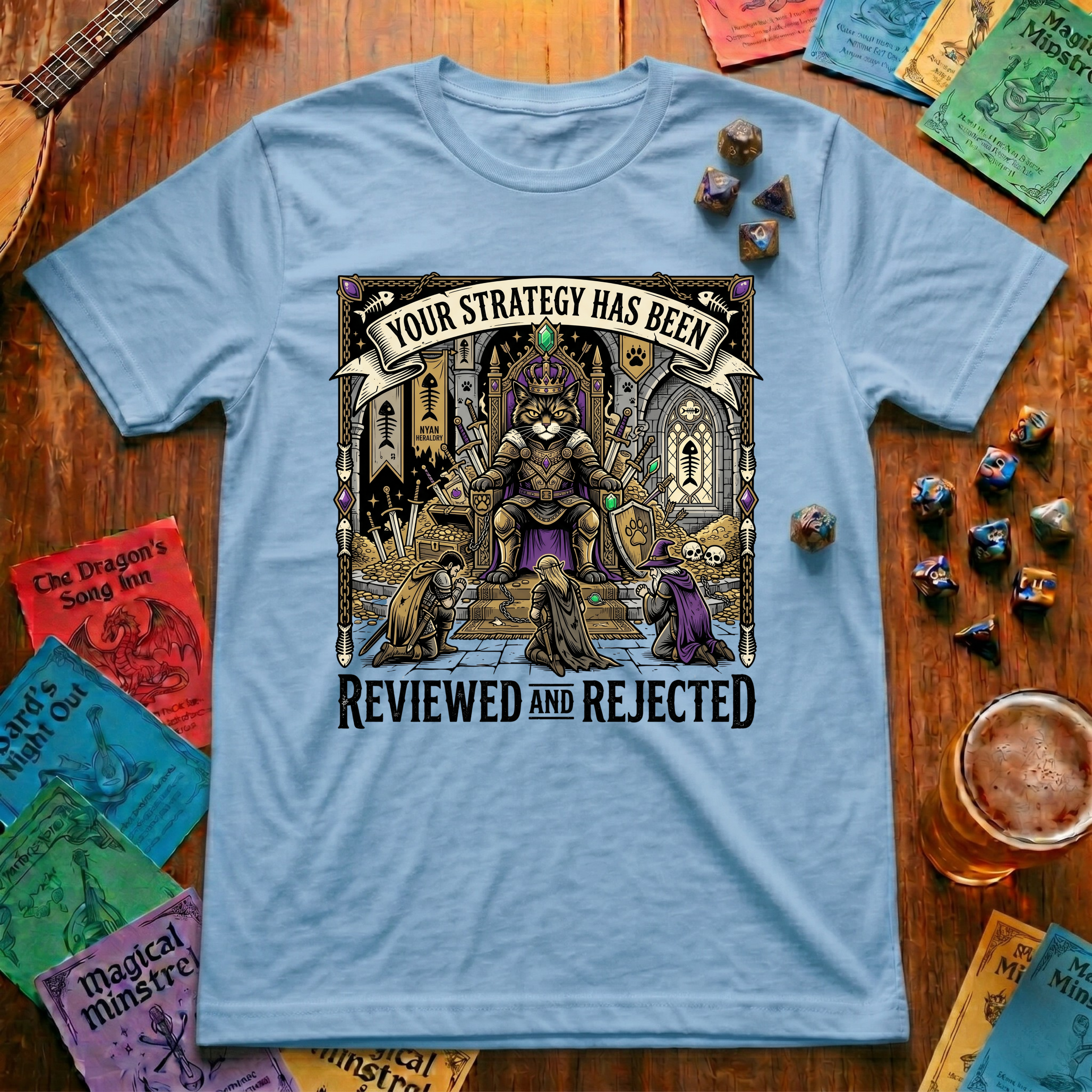 Reviewed and Rejected Cat T-shirt