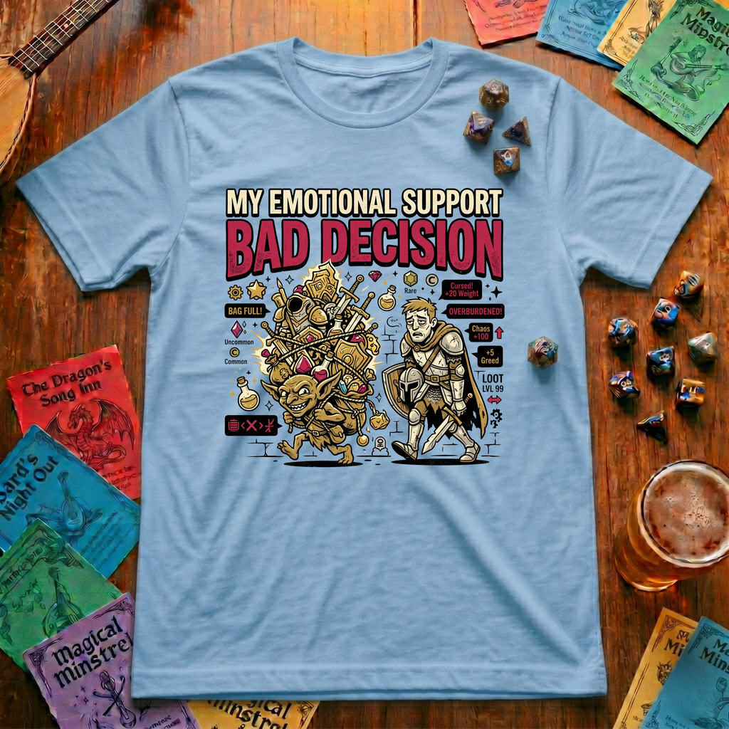 My Emotional Support Bad Decision T-shirt