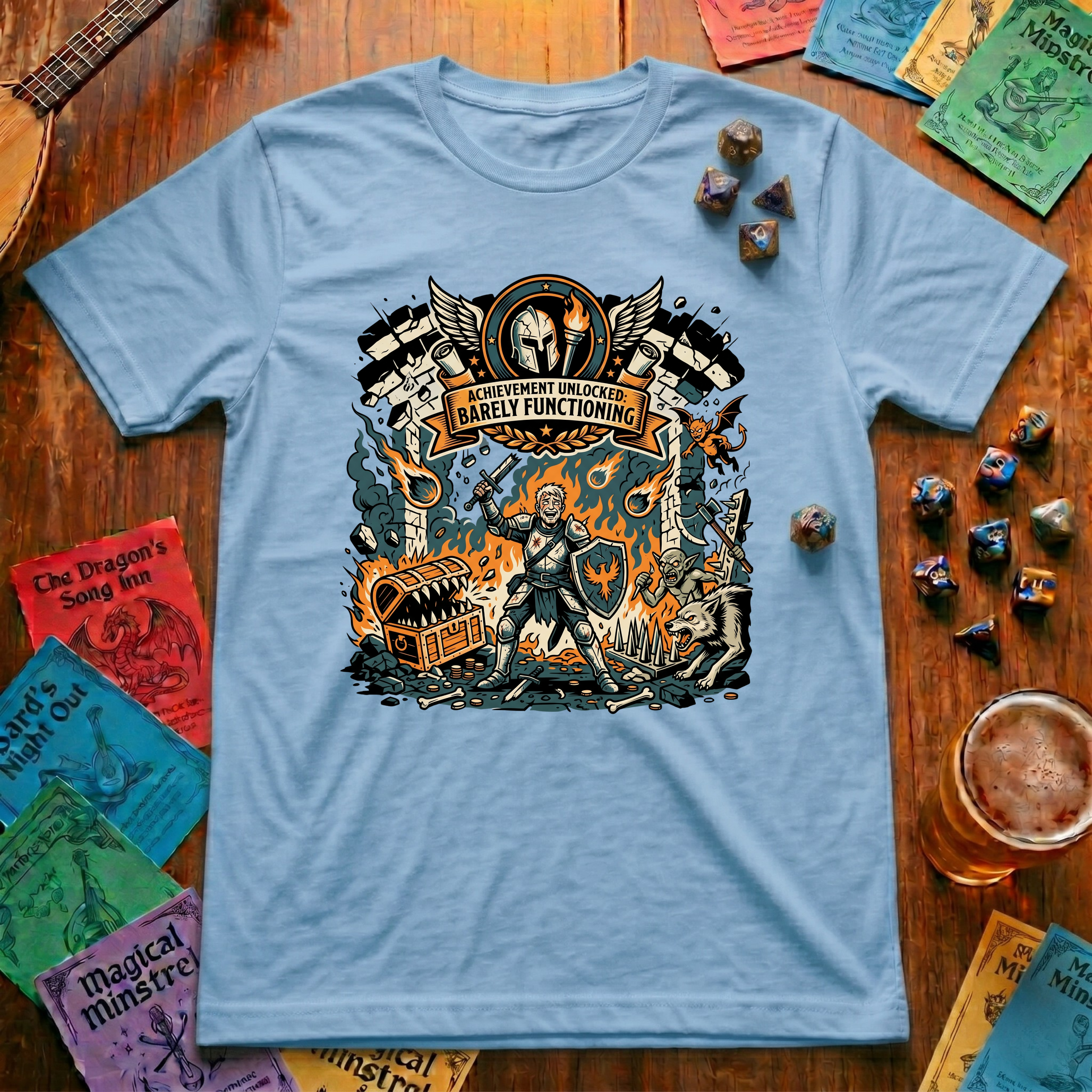 Achievement Unlocked: Barely Functioning T-shirt