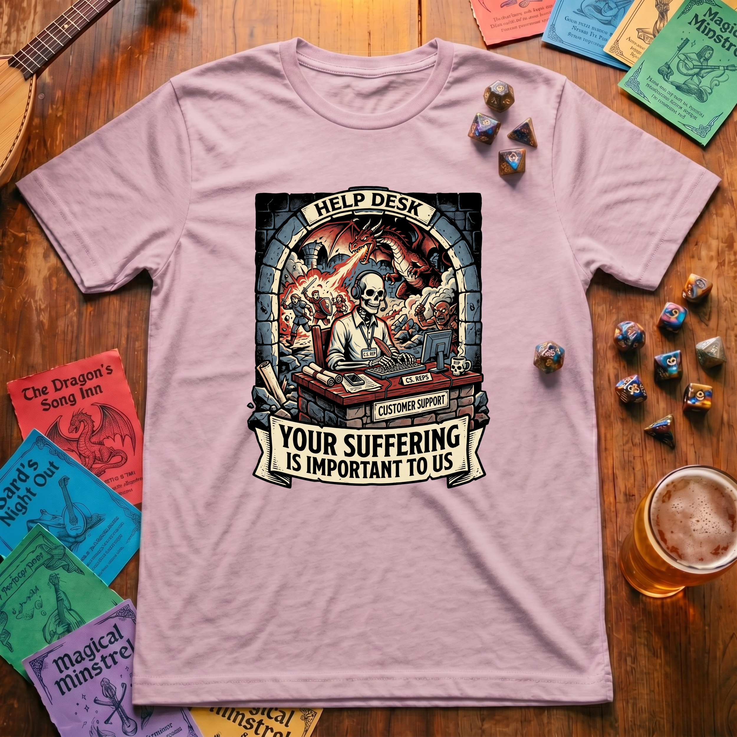Dungeon Help Desk T-shirt