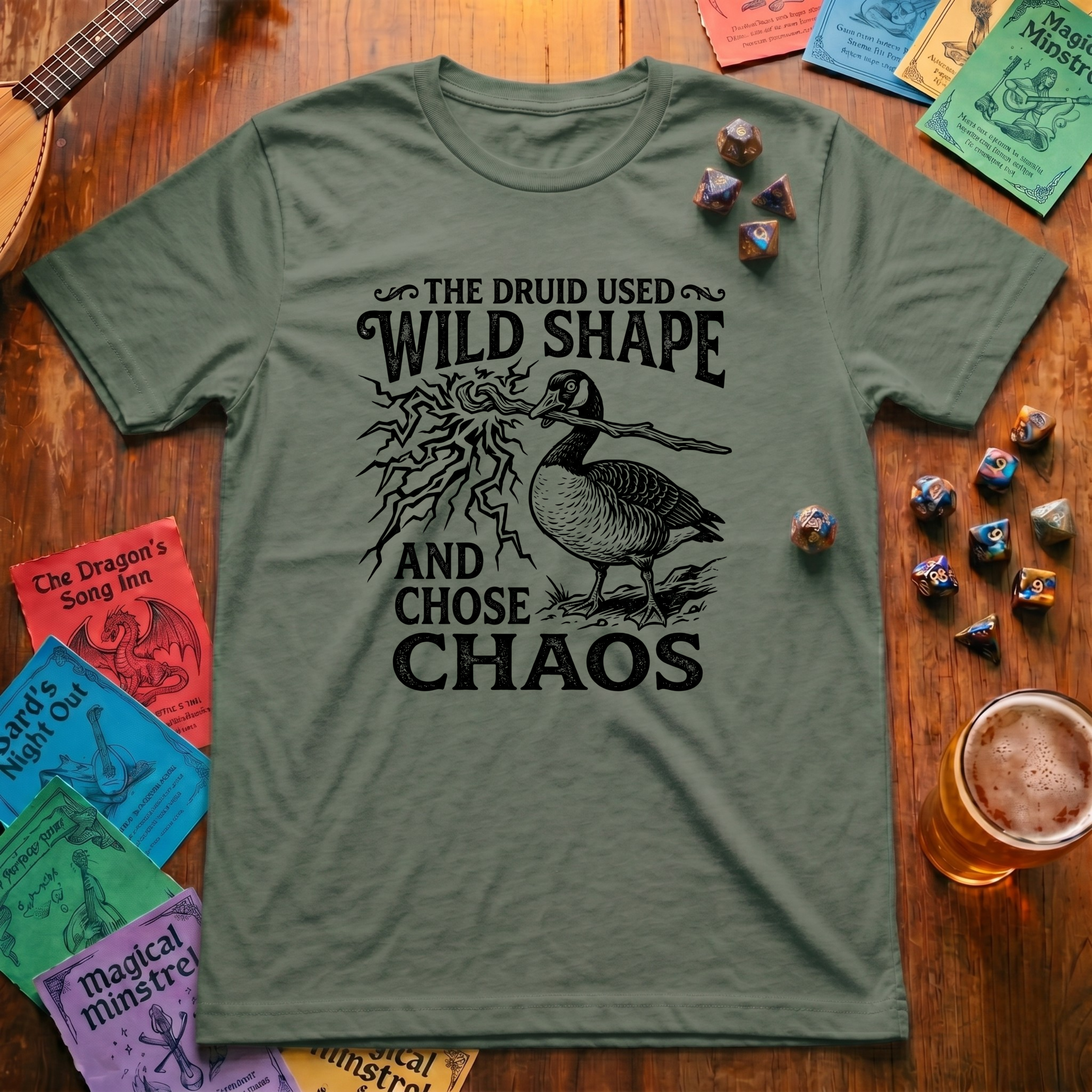 Druid Wild Shape Goose T-Shirt
