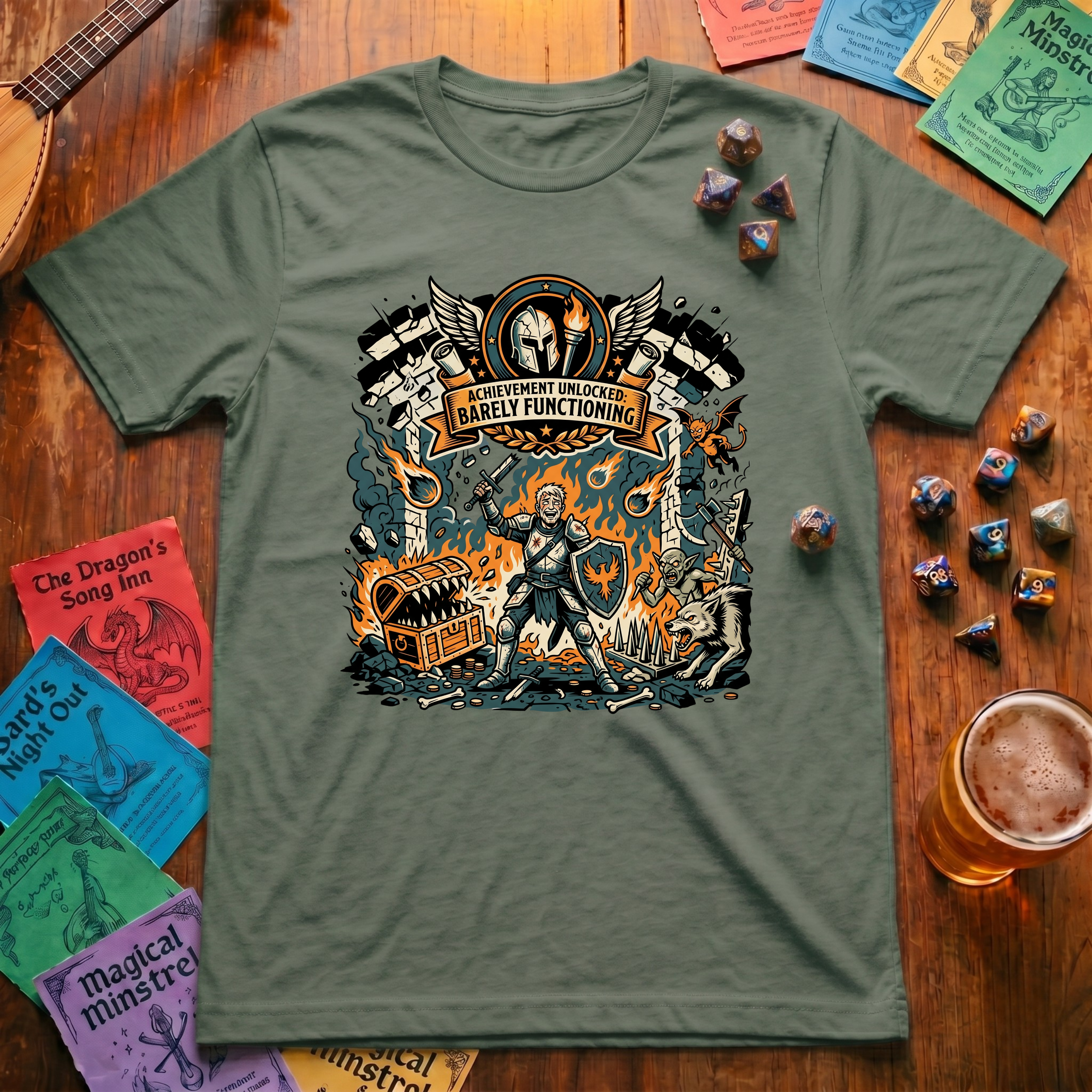 Achievement Unlocked: Barely Functioning T-shirt