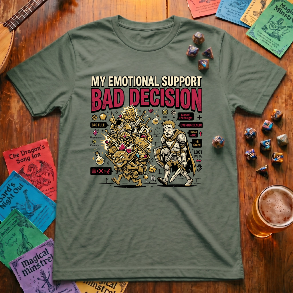 My Emotional Support Bad Decision T-shirt
