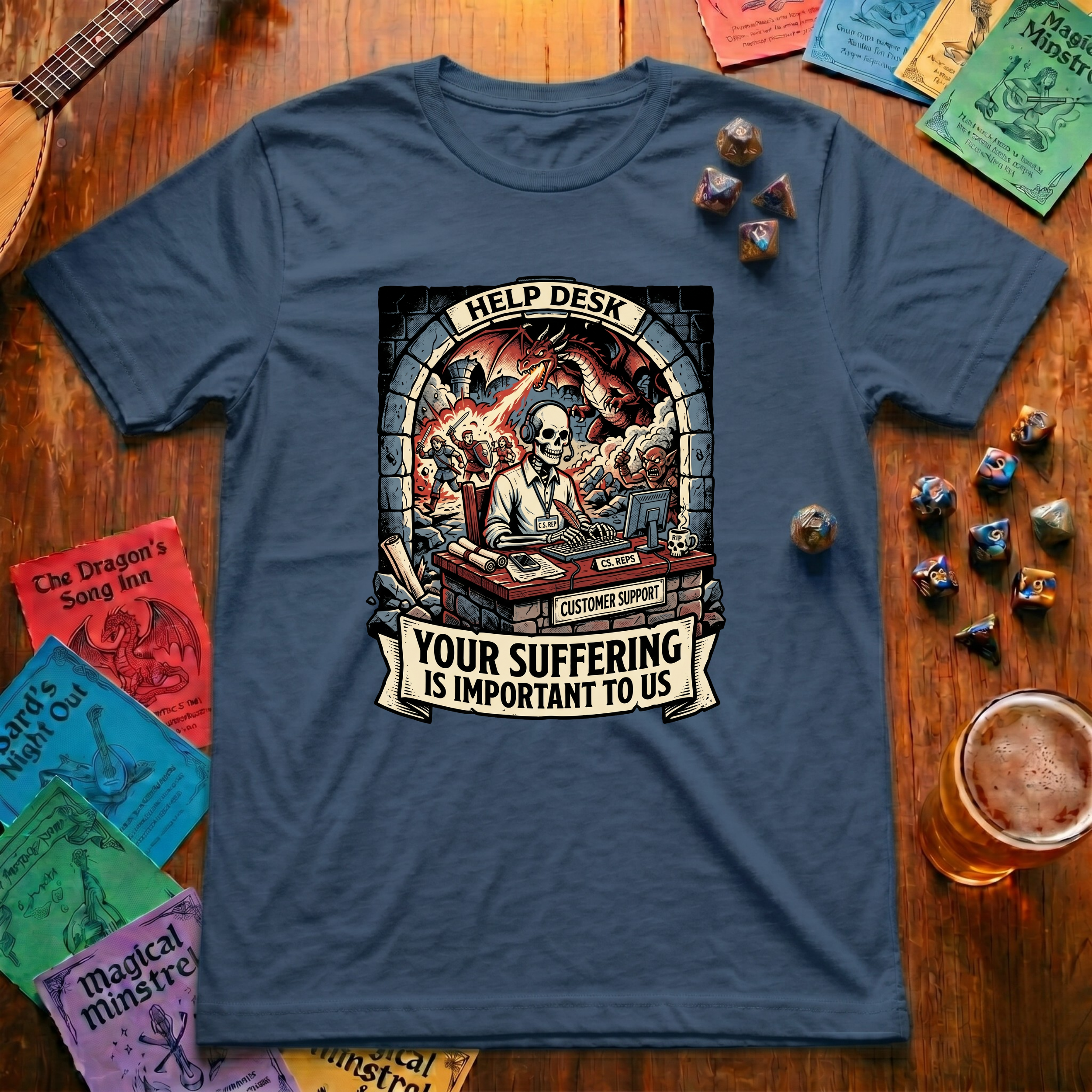Dungeon Help Desk T-shirt