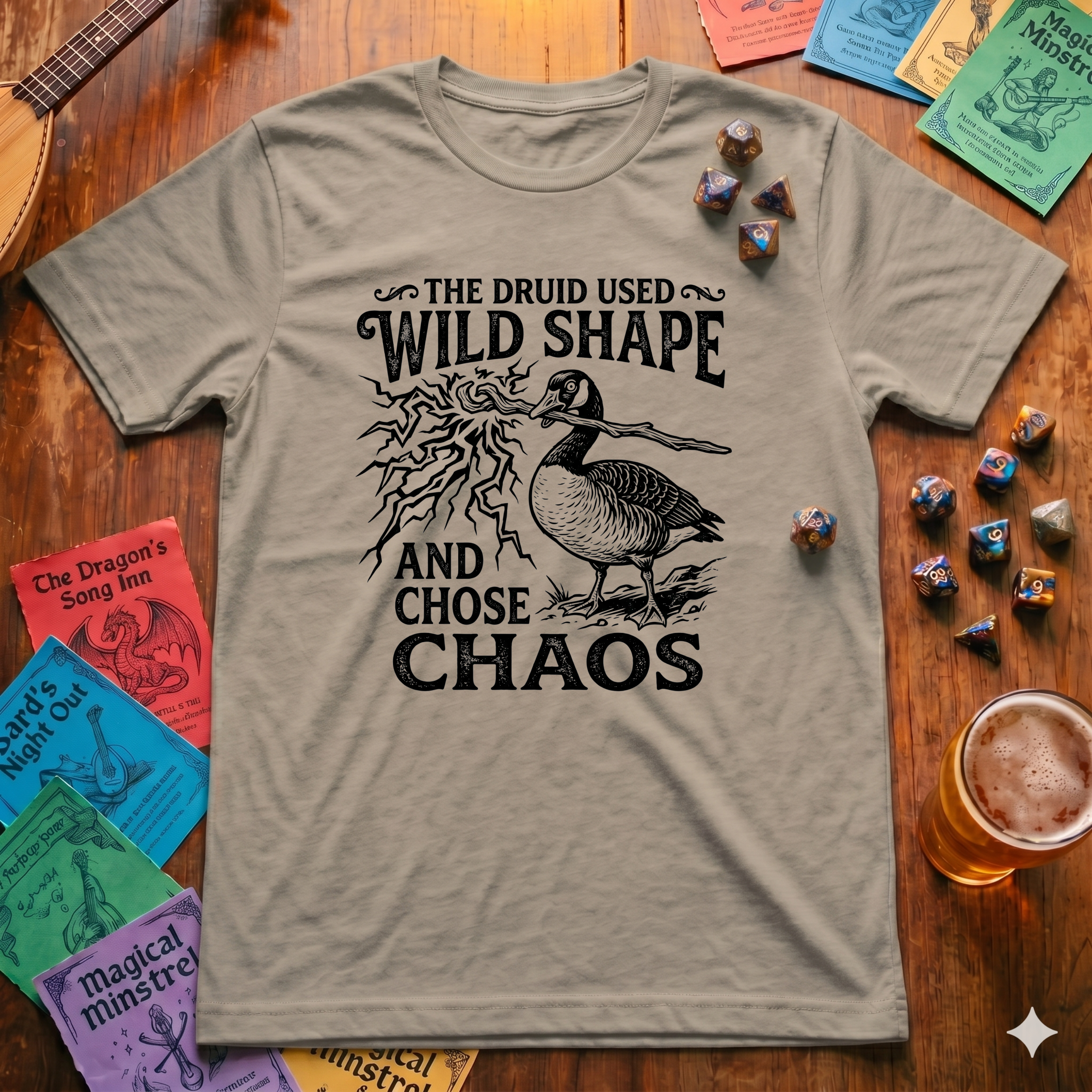 Druid Wild Shape Goose T-Shirt