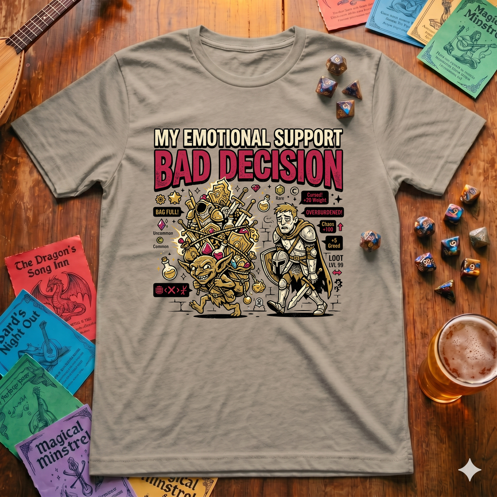 My Emotional Support Bad Decision T-shirt