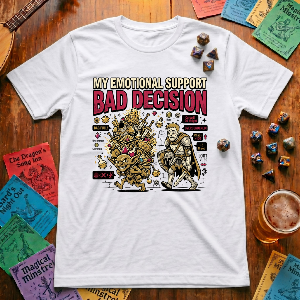 My Emotional Support Bad Decision T-shirt