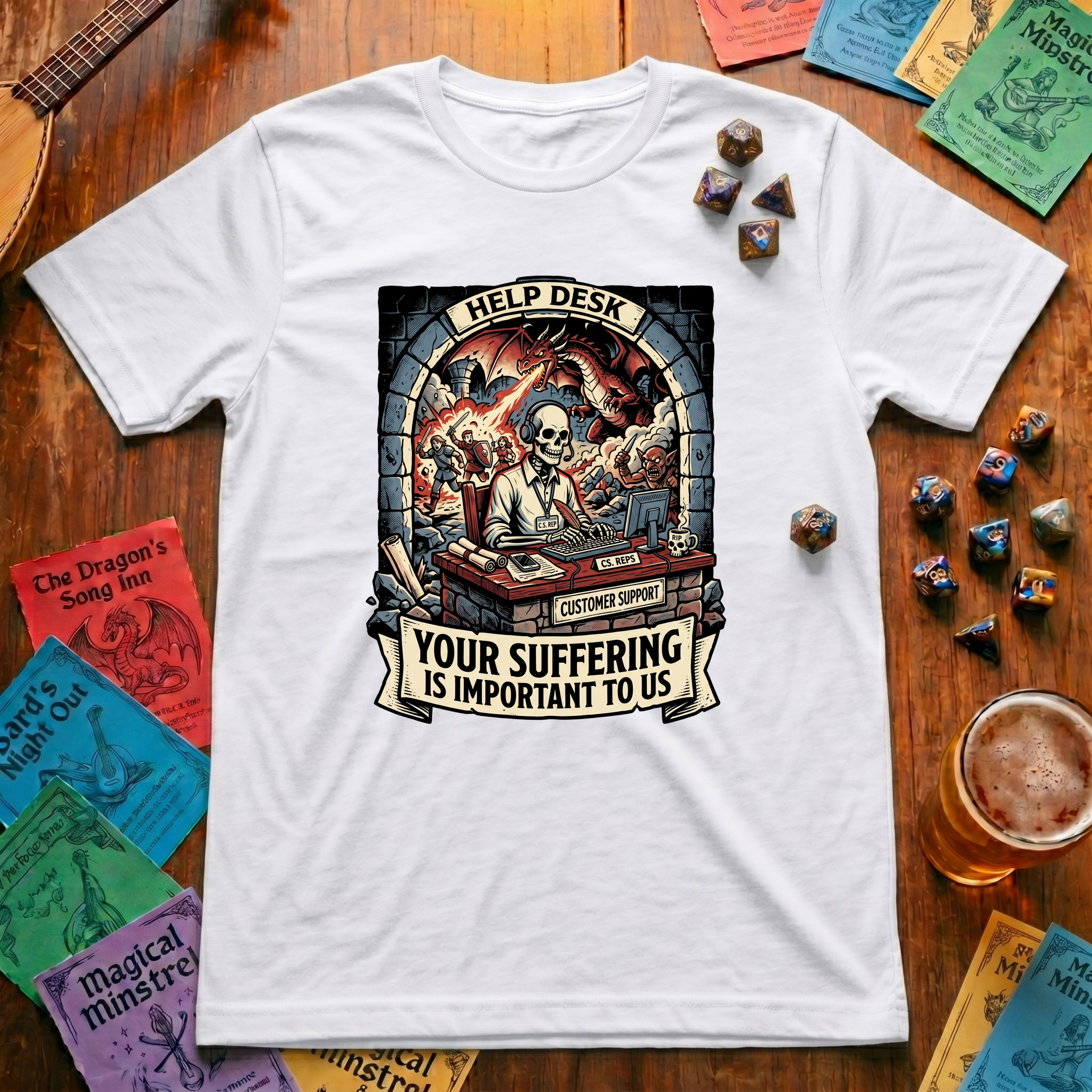 Dungeon Help Desk T-shirt